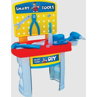 Banc de lucru cu unelte pentru copii, 35 piese, Smart Tools, 130
