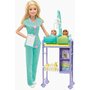 Mattel - Papusa Barbie Doctor pediatru , Cu accesorii - 2