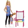 Mattel - Papusa Barbie Cariera , Cu mobilier, Profesoara de pictura, Multicolor - 1