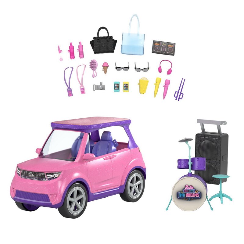 Mattel - barbie masina 2in1