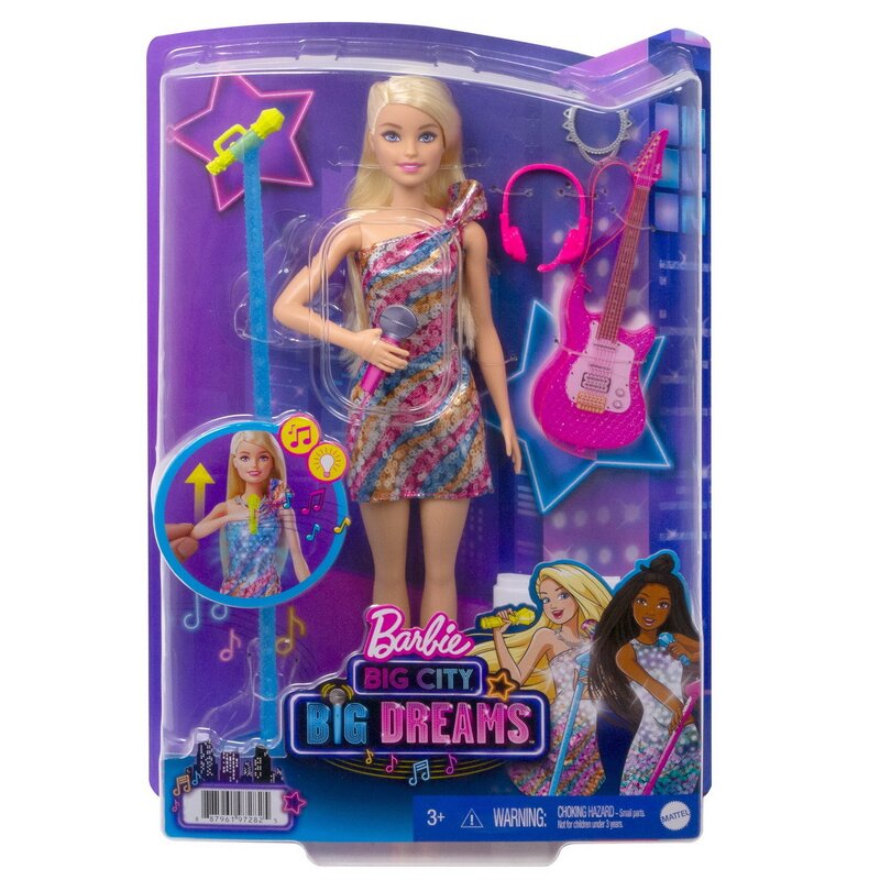 Mattel - Papusa Barbie Vedeta malibu, Multicolor