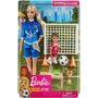 Mattel - Papusa Barbie Antrenor de fotbal , Blonda - 1
