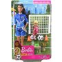 Mattel - Papusa Barbie Antrenor de fotbal , Bruneta - 1