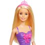 Mattel - Papusa Barbie Printesa , Cu rochita rosie, Rosu - 3