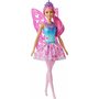 Mattel - Papusa Barbie Zane , Dreamtopia , Cu par roz si aripi - 2