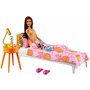 Mattel - Papusa Barbie , Cu accesorii dormitor - 2