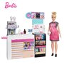 Mattel - Set de joaca Cafenea , Barbie,  Cu 20 de accesorii - 7