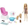 Mattel - Papusa Barbie , La salonul de manichiura, Multicolor - 1