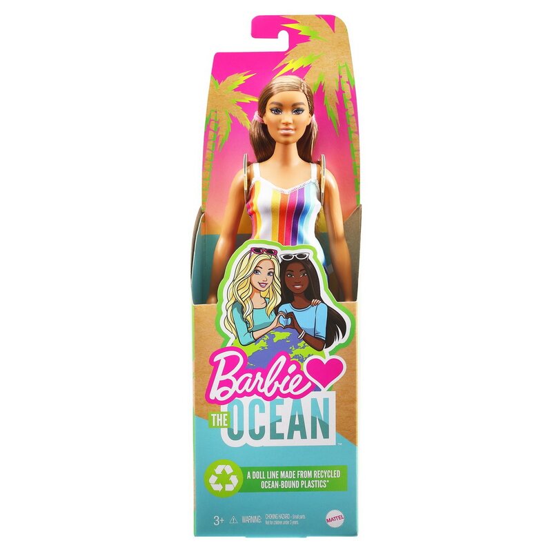 Mattel - BARBIE TRAVEL PAPUSA BARBIE ANIVERSARE 50 DE ANI MALIBU SATENA