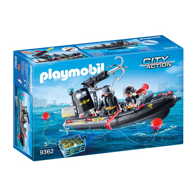 Playmobil - Barca echipei Swat