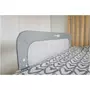 Protectie laterala pat, FreeON, Pentru bebe, Rabatabila, Instalare usoara, Dimensiune 135 x 57 cm, Little Stars, Conform cu standardul european BS7972:2001+A12009, Grey - 2