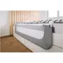Protectie laterala pat, FreeON, Pentru bebe, Rabatabila, Instalare usoara, Dimensiune 135 x 57 cm, Little Stars, Conform cu standardul european BS7972:2001+A12009, Grey - 4