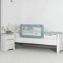 Bariera protectie anticadere pat copii, lungime 100 cm, albastru-gri, Reer Sleep'n Keep 45101 - 4