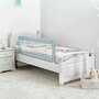 Bariera protectie anticadere pat copii, lungime 150 cm, albastru-gri, Reer Sleep'n Keep XL 45111 - 8
