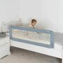 Bariera protectie anticadere pat copii, lungime 150 cm, albastru-gri, Reer Sleep'n Keep XL 45111 - 9