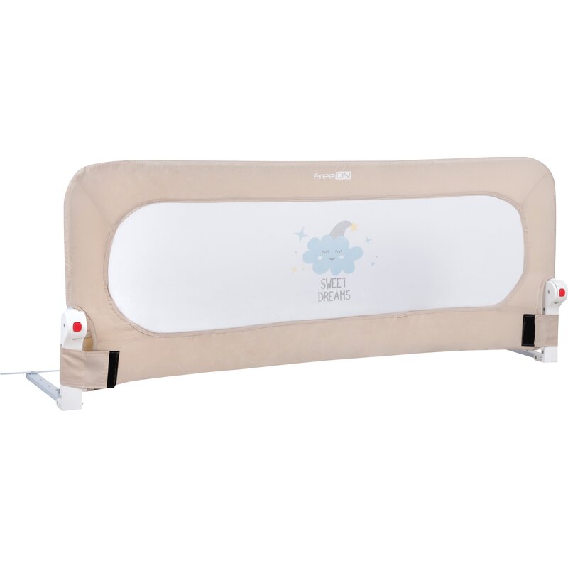 Bariera protectie pat rabatabila, 135 x 36 cm, freeon, sweet dreams, beige