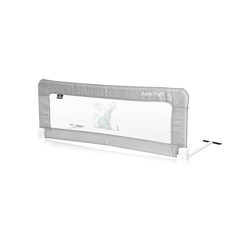 Lorelli - bariera protectie pat safety night , fun , reglabila, 118x44 cm, gri