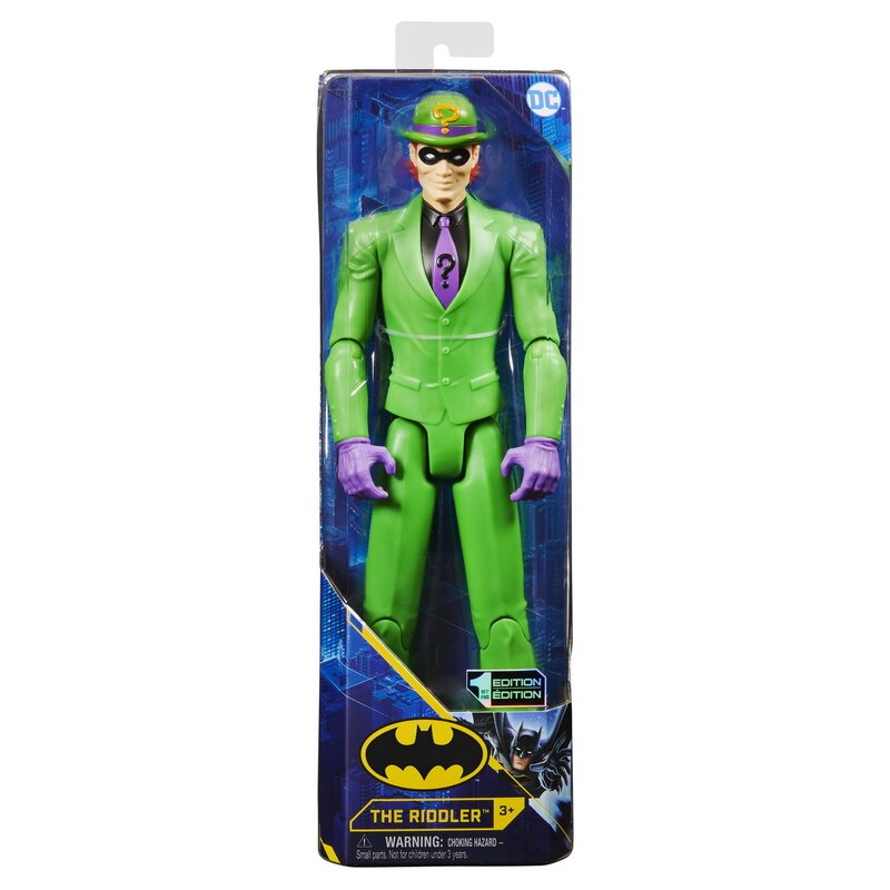 Spin master - batman figurina 30cm riddler cu 11 puncte de articulatie
