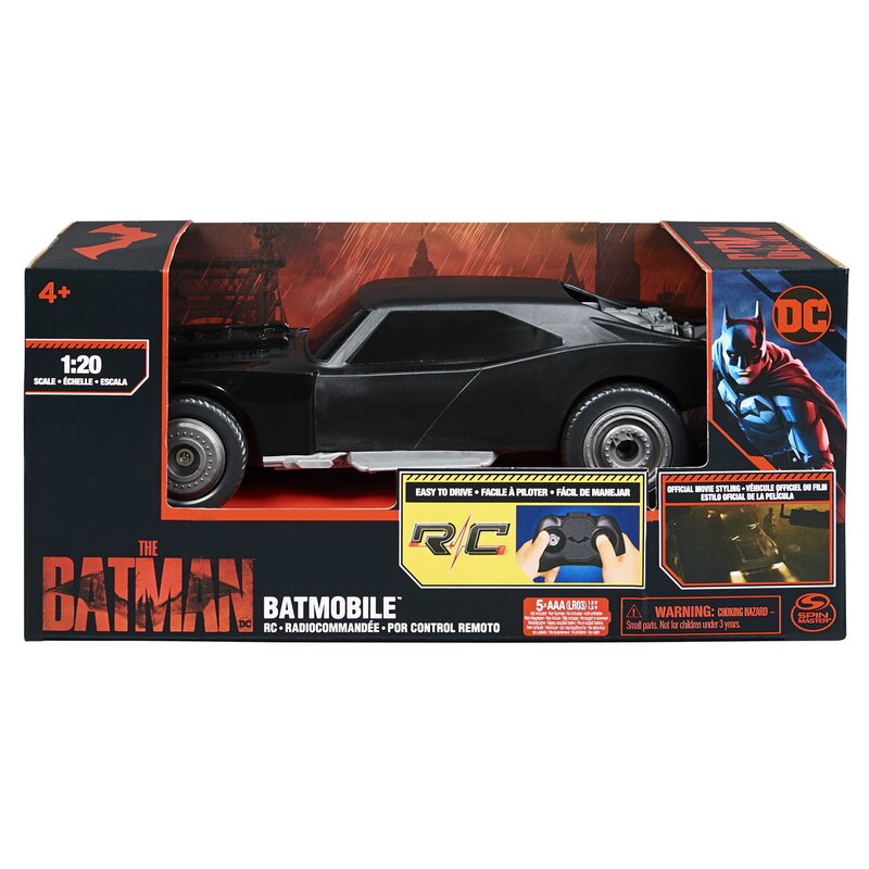 Spin master - BATMAN FILM MASINA LUI BATMAN RC SCARA 1:20