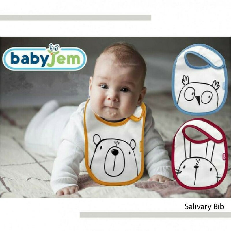 Babyjem - baveta din bumbac (culoare: bleu)