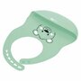 Baveta, FreeON, Moale, Din silicon, Fara BPA, Cu buzunar, 31 x 24 cm, Bear Green - 2