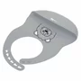 Baveta, FreeON, Moale, Din silicon, Fara BPA, Cu buzunar, 31 x 24 cm, Lion Grey - 2