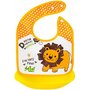 Baveta impermeabila, Bocioland, Cu buzunar detasabil, Dimensiune 21x21 cm, Lion