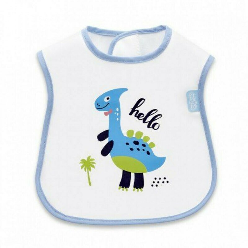 Babyjem - baveta poly midi bib (culoare: bleu)