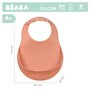 Baveta silicon Beaba Terracotta - 4