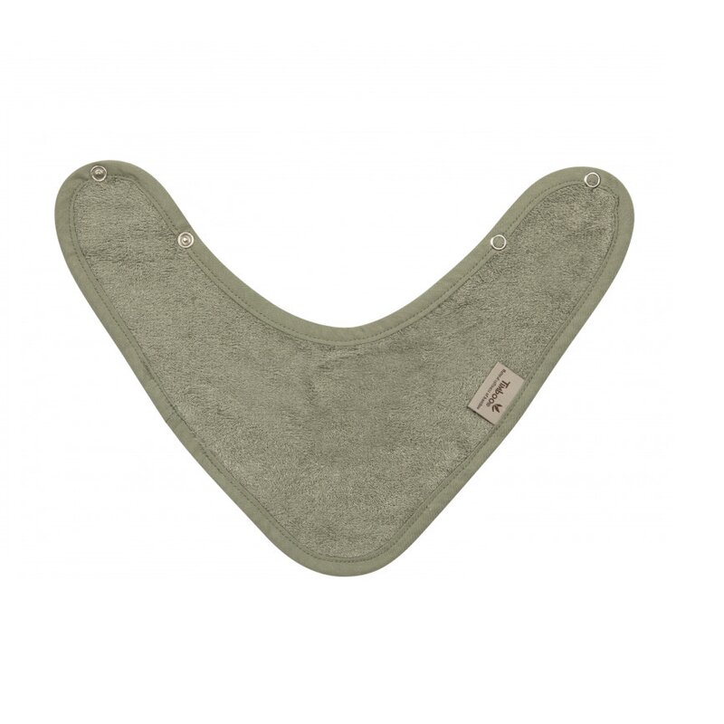 Timboo - baveta tip bandana , whisper, textila, cu doua straturi, din bambus, verde