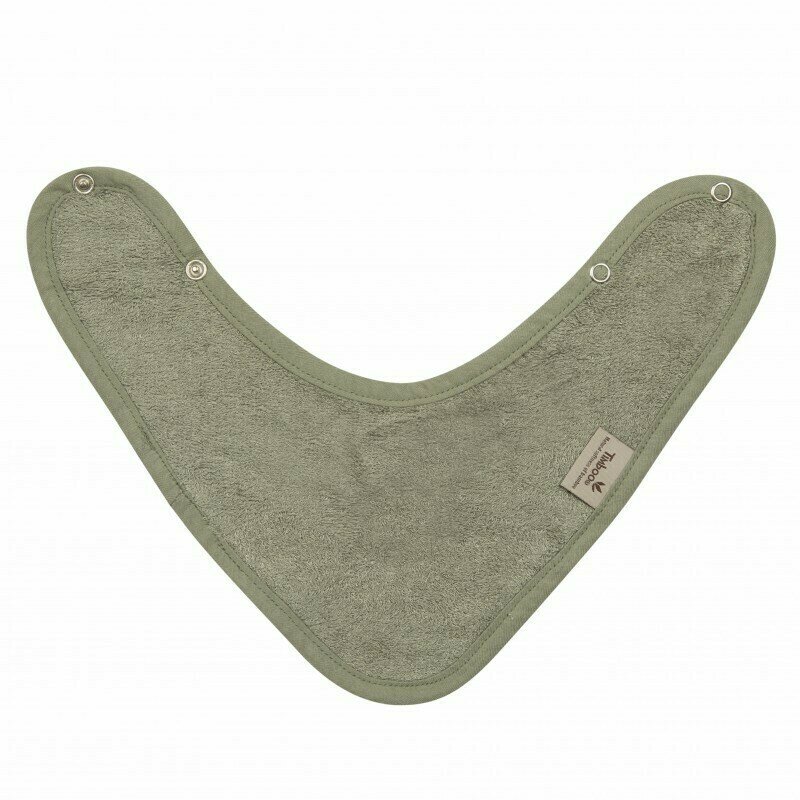 Baveta Textila Tip Bandana din Bambus Whisper Green