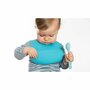 Bavetica din silicon moale cu buzunar colector pentru bebelusi, reglabila, albastra, Reer Eat`n Tidy 25033 - 2