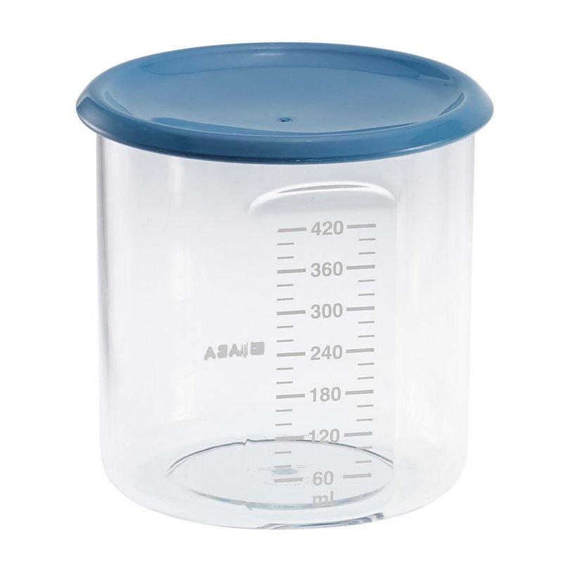 Beaba - recipient ermetic hrana 420 ml, bleu