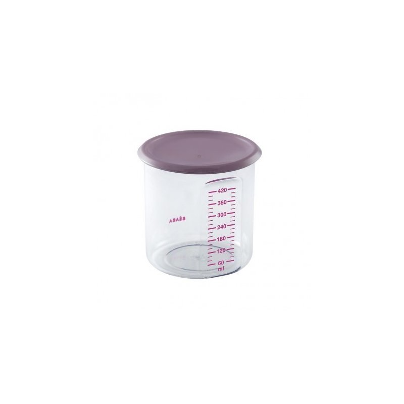 Beaba - recipient ermetic hrana 420 ml, nude