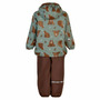 Bear Cub 120 - Set jacheta+pantaloni impermeabil cu fleece, pentru vreme rece, ploaie si vant - CeLaVi - 2
