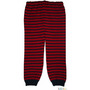 Berry/Dark Blue - Pantaloni leggings din lana merinos impletita - Iobio - 1