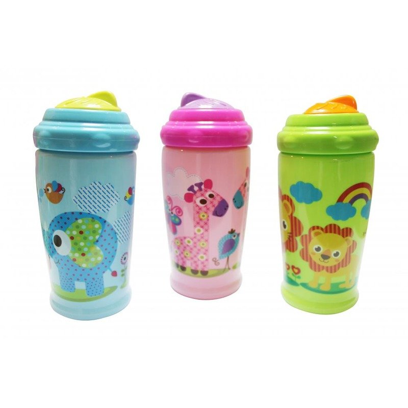 Bertoni biberon cu pai 300 ml zoo