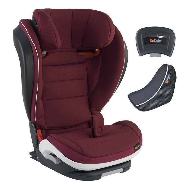 Besafe - scaun auto izi flex fix i-size, burgundy melange