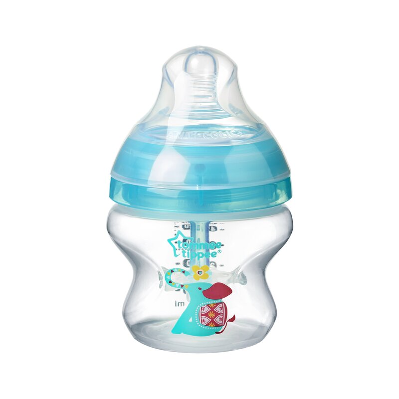 Tommee tippee - biberon advanced cu sistem de ventilatie, 150 ml, elefant