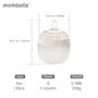 Biberon Anticolici Mombella Breast-Like, 120ml, Tetina S flux lent, 100% Silicon, Ivory - 3