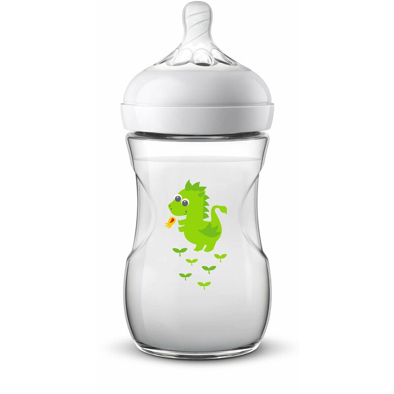 Philips avent - biberon dragon , natural din polypropilena (pp) 260 ml, verde