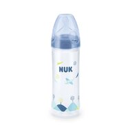Nuk - NUK - Biberon  New Classic 250 Ml Tetina Silicon 6 luni+ Bleu