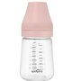 Biberon PA anticolici premium cu tetina S  roz (160 ml) - 1