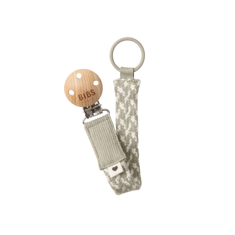 Bibs - Lantisor clip pentru suzeta, Sand/Ivory