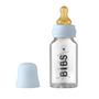 BIBS - Set complet biberon din sticla anticolici, 110 ml, Baby Blue - 1