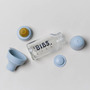 BIBS - Set complet biberon din sticla anticolici, 110 ml, Baby Blue - 3