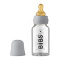 BIBS - Set complet biberon din sticla anticolici, 110 ml, Cloud - 1