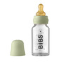 BIBS - Set complet biberon din sticla anticolici, 110 ml, Sage - 1
