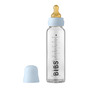 BIBS - Set complet biberon din sticla anticolici, 225 ml, Baby Blue - 1