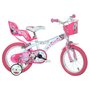 Dino Bikes - Bicicleta cu pedale , Minnie Mouse, 14 